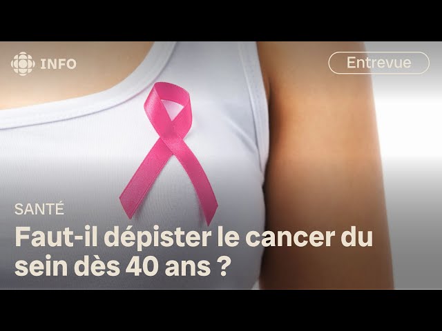 ⁣Débat sur le dépistage systématique du cancer du sein dès 40 ans ?