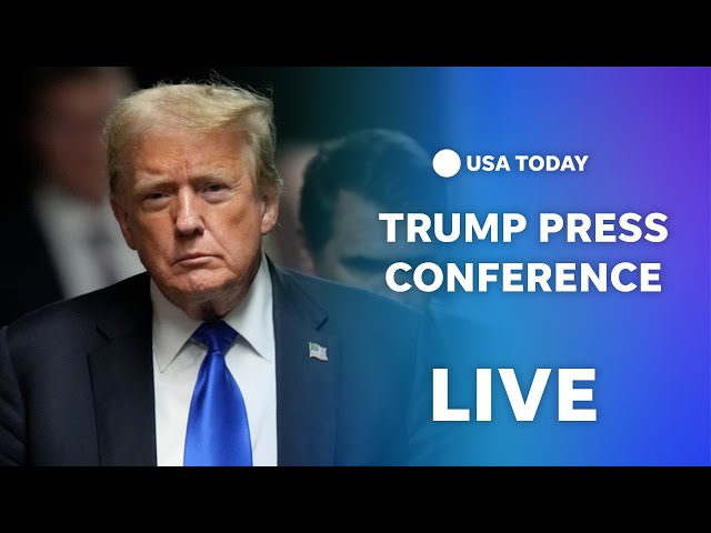 ⁣Watch live: Trump holds news conference after conviction
