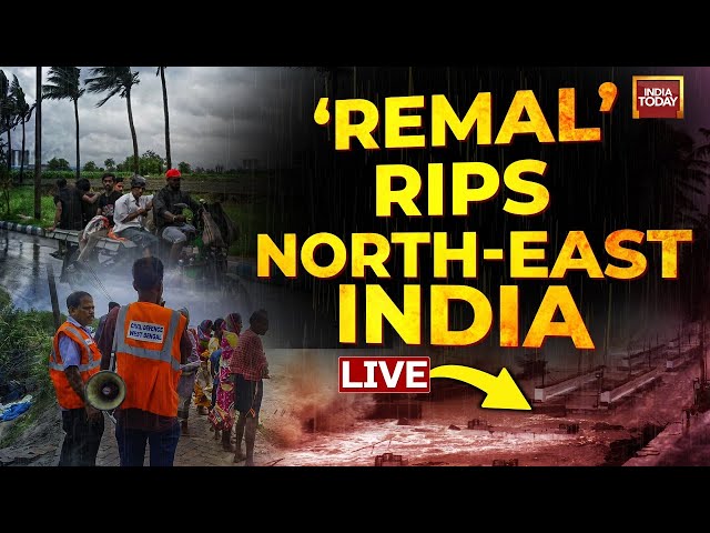 ⁣LIVE: Cyclone Remal | Manipur Floods | Incessant Rains Leave Several Areas Waterlogged | LIVE News