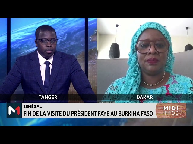 ⁣Sénégal: fin de la visite du président Faye au Burkina Faso