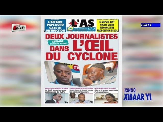 ⁣Revue de Presse du 31 Mai 2024 présenté par Mamadou Mouhamed Ndiaye