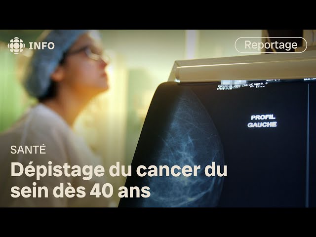⁣Vers la mammographie dès 40 ans au Manitoba