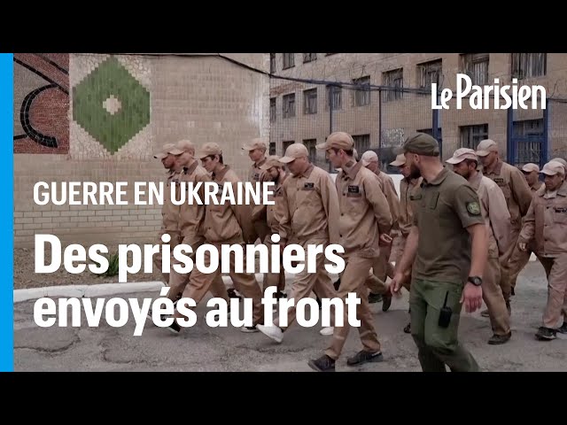 ⁣L'Ukraine recrute des soldats dans ses prisons