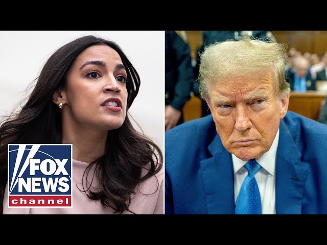 ⁣AOC celebrates Trump conviction, jurors who withstood his 'intimidation'