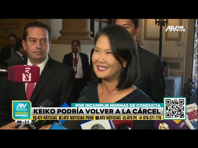 ⁣José Domingo Pérez pide prisión preventiva para Keiko Fujimori por incumplir normas de conducta