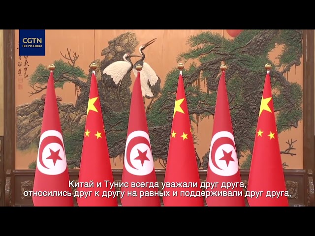⁣Китай и Тунис написали яркую главу о взаимной поддержке развивающихся стран в трудные времена