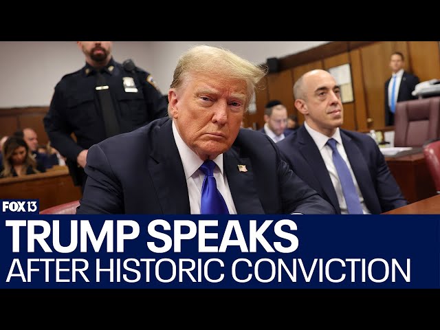 ⁣WATCH LIVE: Donald Trump addresses nation after historic conviction in hush money case