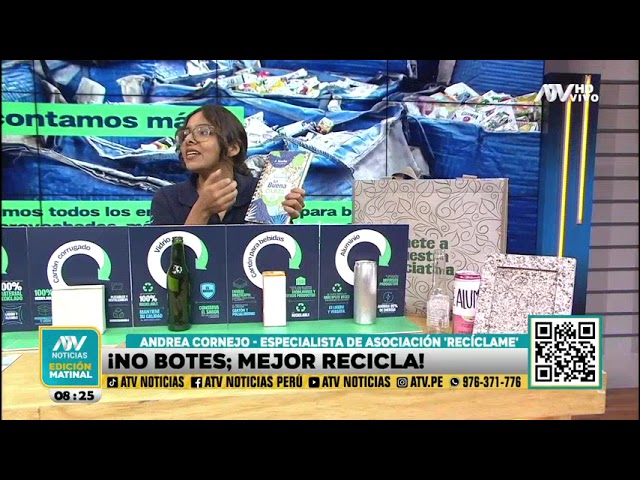 ⁣Día Nacional del Reciclador: Especialista explica cómo reutiliza los residuos