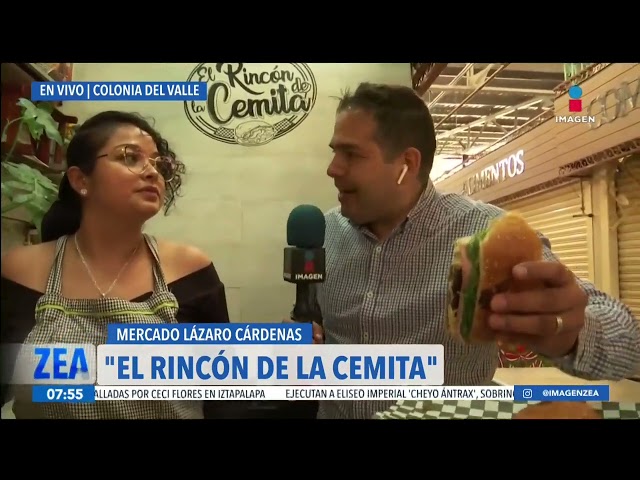 ⁣Atalo Mata desayuna en el El rincón de la cemita | Noticias con Francisco Zea