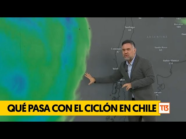 Qué pasa con la llegada del "gran" ciclón en Chile: Y hasta cuándo estará presente
