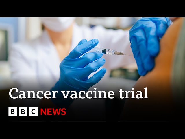 ⁣Thousands of cancer patients to trial personalised vaccines in England | BBC News