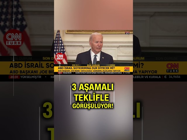 ABD Başkanı Biden Duyurdu: İsrail-Hamas Arası 3 Aşamalı Bir Teklifte Görüşülüyor