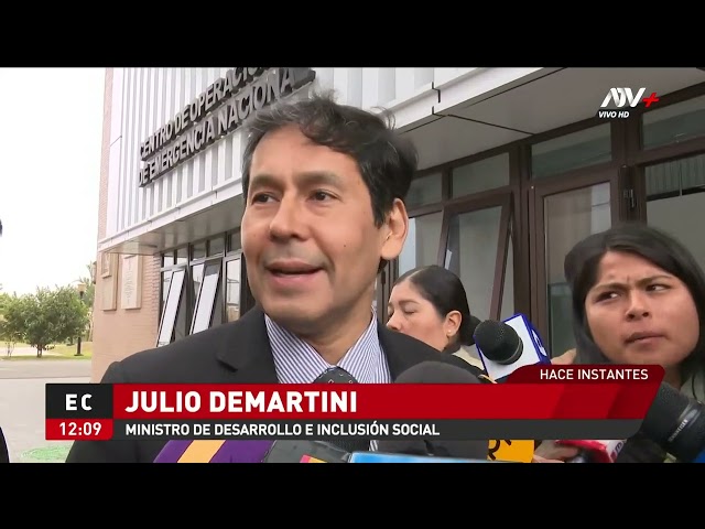 Julio Demartini se pronuncia ante falta de declaraciones de Dina Boluarte ante la prensa
