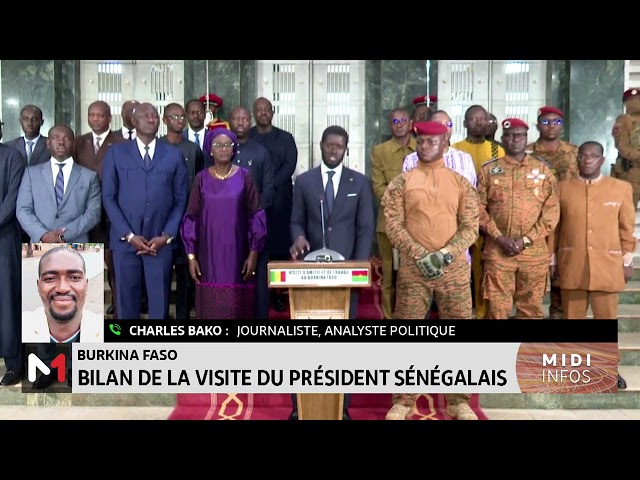 ⁣Bilan de la visite du président Faye au Mali et au Burkina Faso