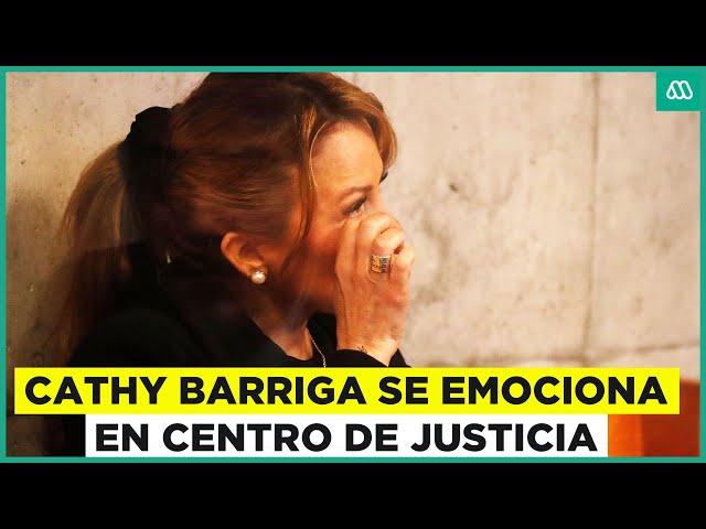 ⁣Cathy Barriga se emociona en audiencia: Permanece en arresto domiciliario