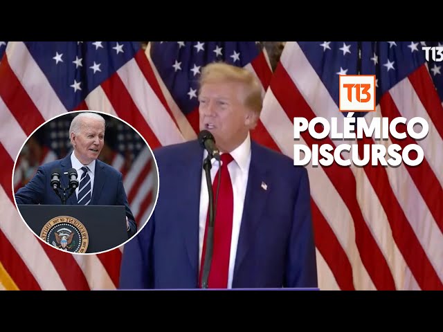 ⁣Detalles del polémico discurso de Donal Trump tras ser declarado culpable: Duro ataque a Biden