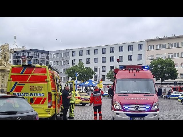 ⁣Activista de derechas apuñalado junto a más personas en la ciudad alemana de Mannheim