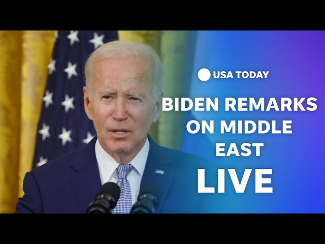 ⁣Watch: President Biden delivers remarks on Middle East