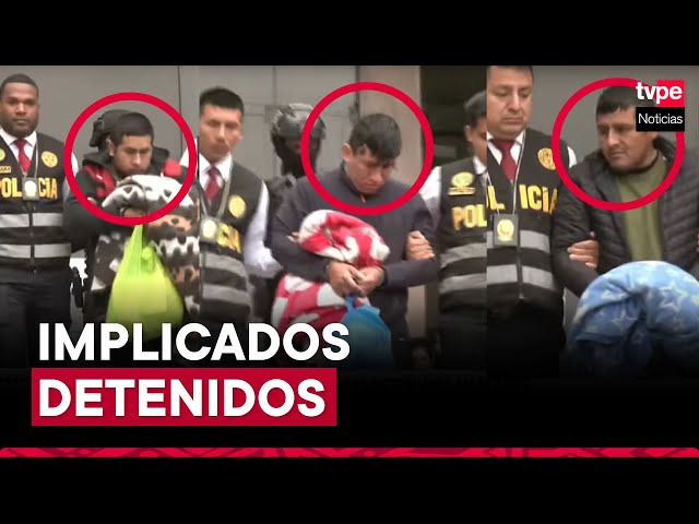 Trasladaron a Fiscalía a los tres detenidos en fragancia por secuestro