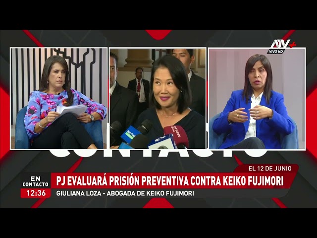 ⁣Abogada de Keiko Fujimori por pedido de prisión preventiva: "Ella cumple con las reglas de cond