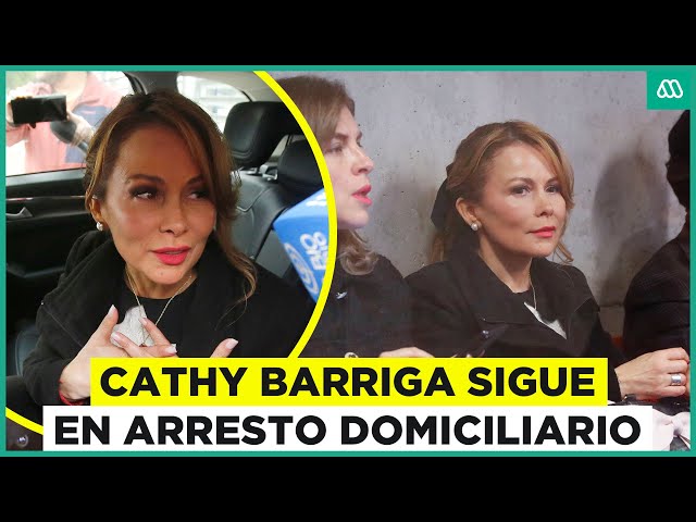 ⁣Cathy Barriga sigue en arresto domiciliario: Así fue su día en audiencia