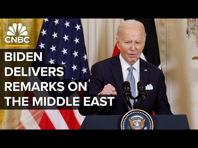 ⁣President Biden delivers remarks on the Middle East — 5/31/2024