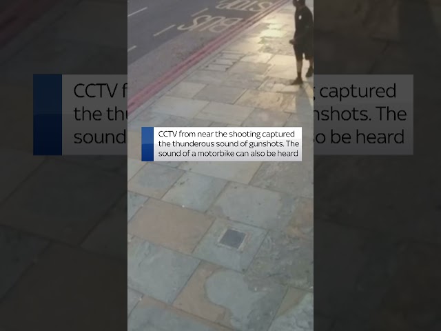 ⁣CCTV captures sound of Hackney gunshots