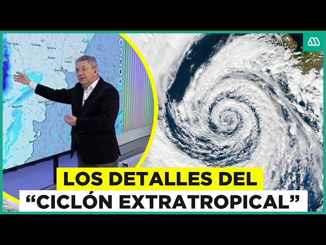 ⁣"Ciclón extratropical": El nuevo sistema frontal que se aproxima a la Región Metropolitana