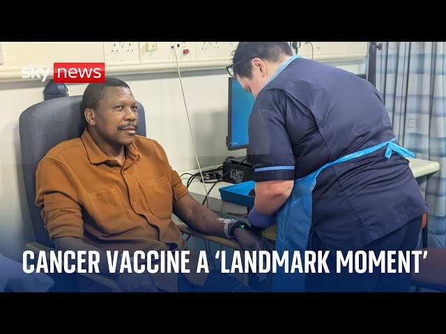 ⁣Personalised cancer vaccine is a 'landmark moment'