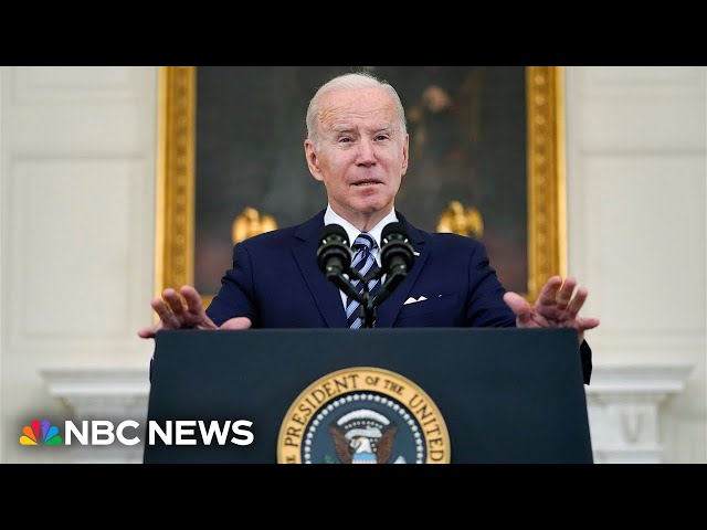 ⁣LIVE: Biden delivers remarks on the Middle East | NBC News