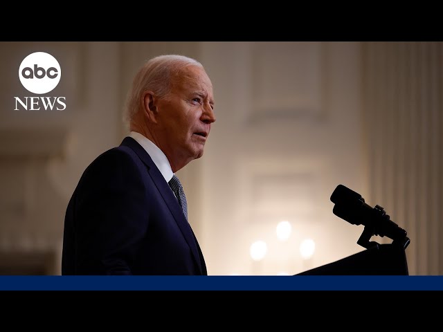 ⁣Joe Biden outlines plans for Israel-Hamas cease-fire: 'It's time for this war to end'