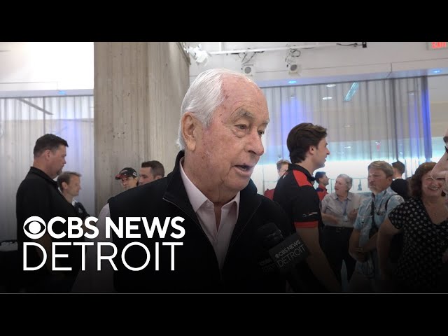 ⁣One-on-one with Roger Penske ahead of the 2024 Detroit Grand Prix