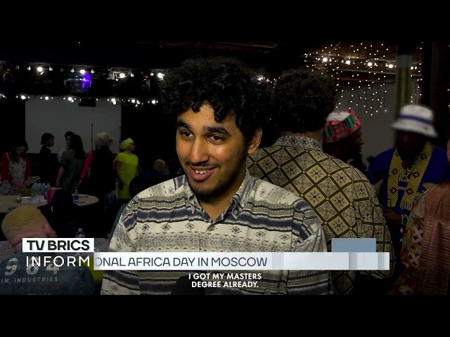 ⁣International Africa Day celebrated in Moscow