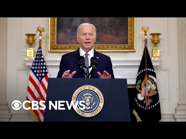 ⁣Biden delivers remarks on Trump conviction, Middle East | full video