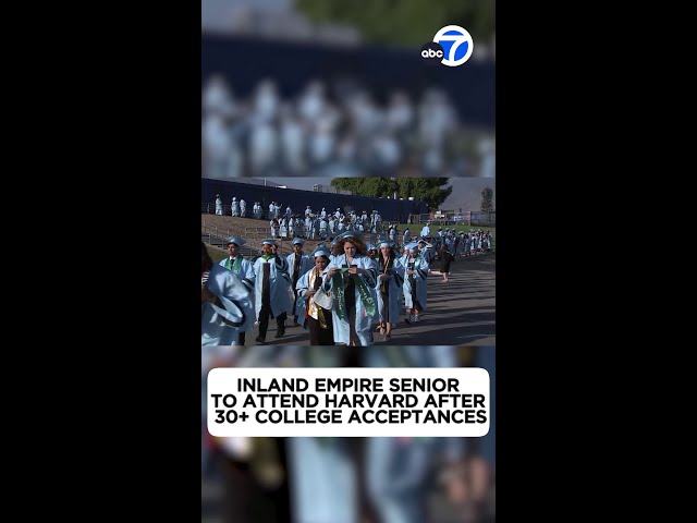 ⁣Inland Empire senior to attend Harvard after 30+ college acceptances