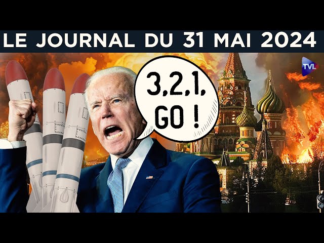 ⁣Frappes en Russie : vers un nouveau cycle d’escalade ? - JT du vendredi 31 mai 2024