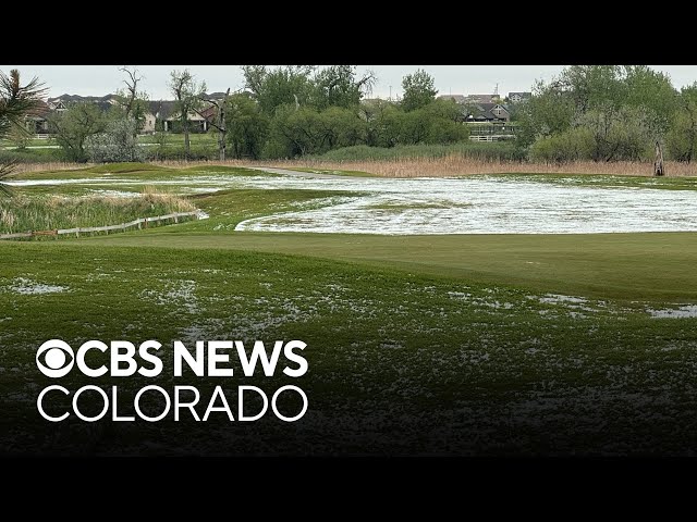 ⁣Hail leaves thousands of dents at golf course in Denver, prompts partial closure