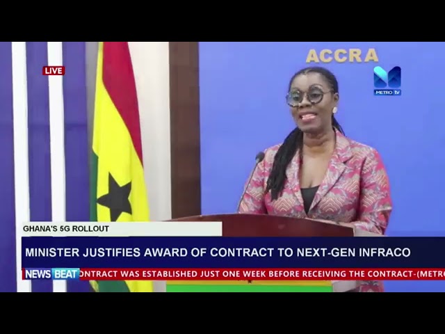 ⁣Minister justifies awards contract to next -gen infranco
