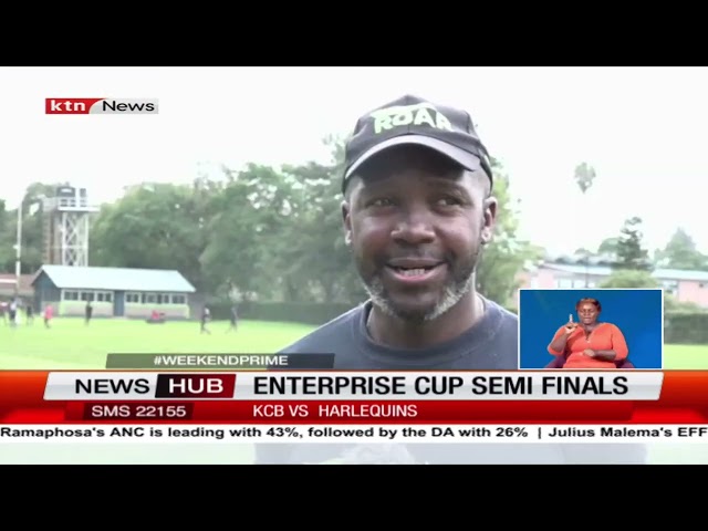 ⁣Enterprise cup semi finals, KCB face Quins at Ruaraka grounds, Kabras vs Nondies