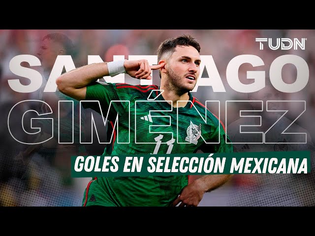 ¡La mesa está puesta, Santi!  Los GOLES del 'Bebote' en Selección Mexicana | TUDN