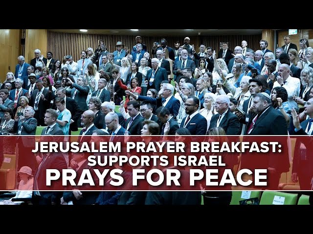 ⁣Jerusalem Prayer Breakfast: Supports Israel, Prays for Peace | Jerusalem Dateline - May 31, 2024