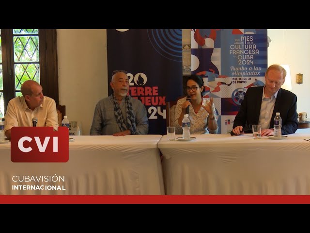 ⁣Embajada de Francia en Cuba organizó un panel sobre cómo escribir el deporte en saludo a París 2024