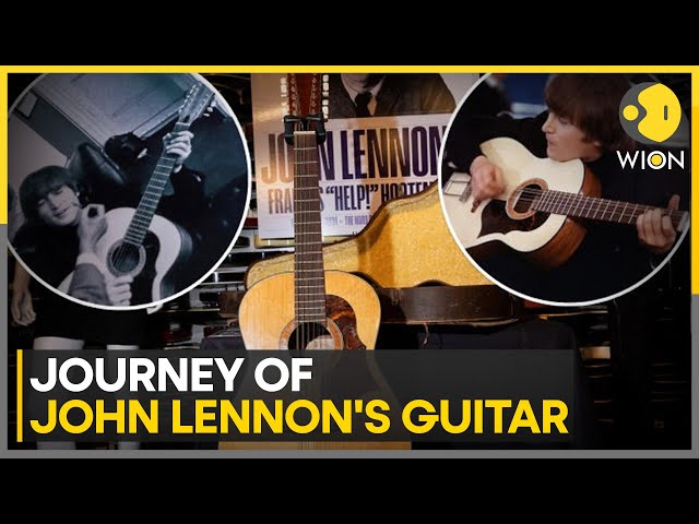 ⁣John Lennon's lost guitar, featured on 'Help!,' sold for a record $2.8 million | WION