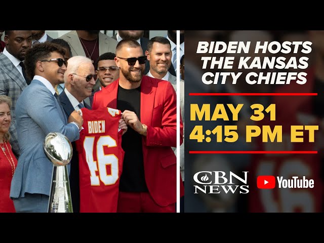 ⁣LIVE: The White House Hosts the Kansas City Chiefs | CBN News