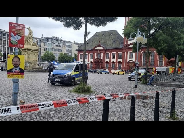 ⁣Far-right activist and others hurt in stabbing in Mannheim
