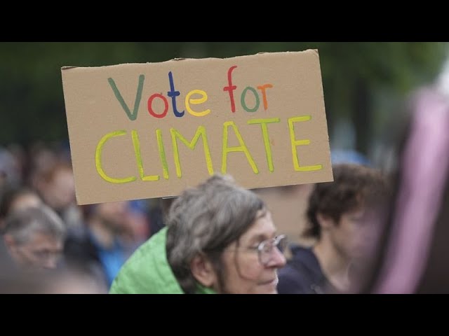 ⁣Multitudinarias marchas por el clima en la UE una semana antes de las elecciones europeas