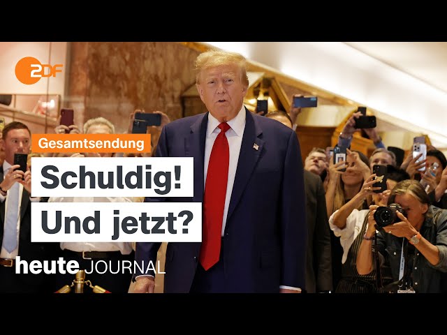 heute journal vom 31.05.2024 Trump schuldig gesprochen, Kurswechsel im Ukraine-Krieg