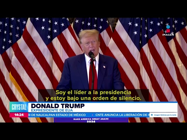 ⁣Donald Trump asegura que no se realizó un juicio justo