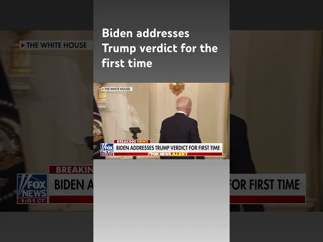 ⁣Biden: Trump was given every opportunity to defend himself #shorts