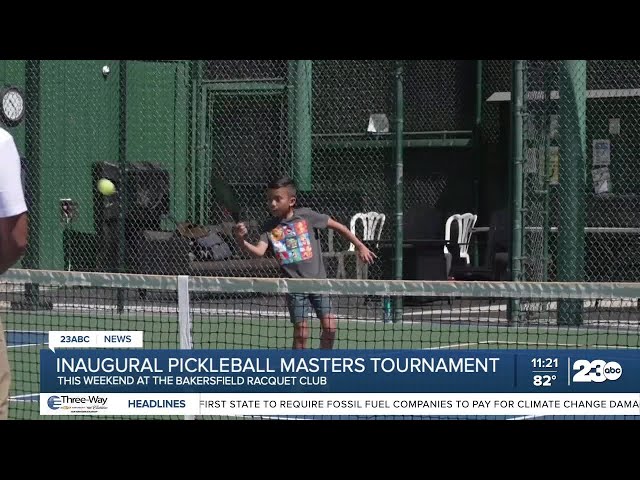 ⁣First time in Bakersfield history the Pickleball Masters held at the BRC